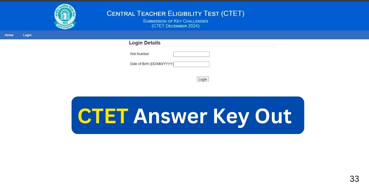 CTET Answer Key 2024